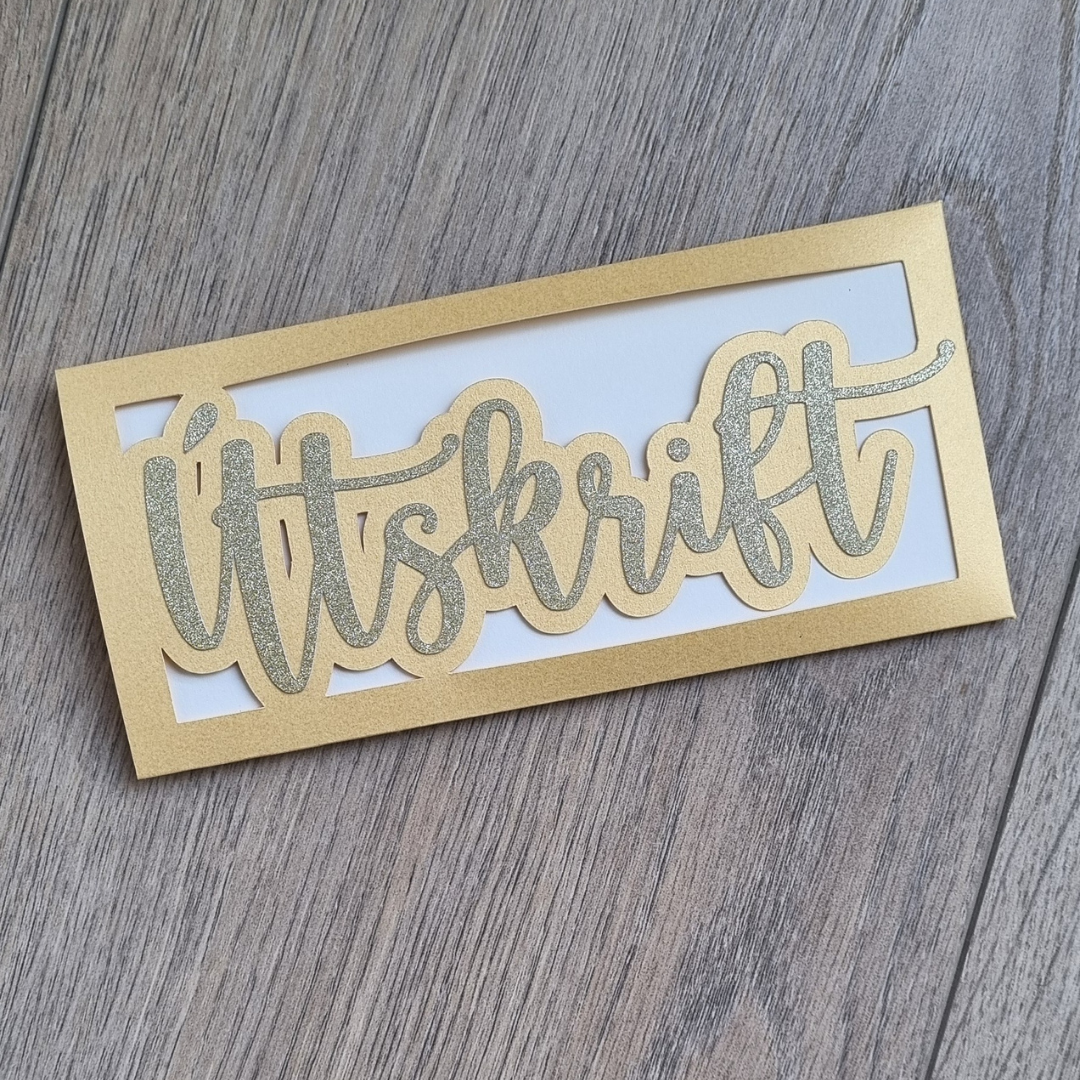 Útskriftarkort fyrir peningagjafir